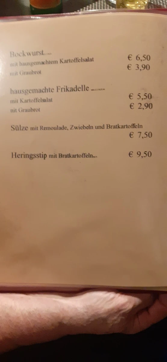 Speisekarte, Aufgegabelt