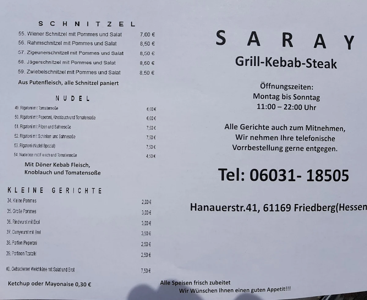 Speisekarte photo 10