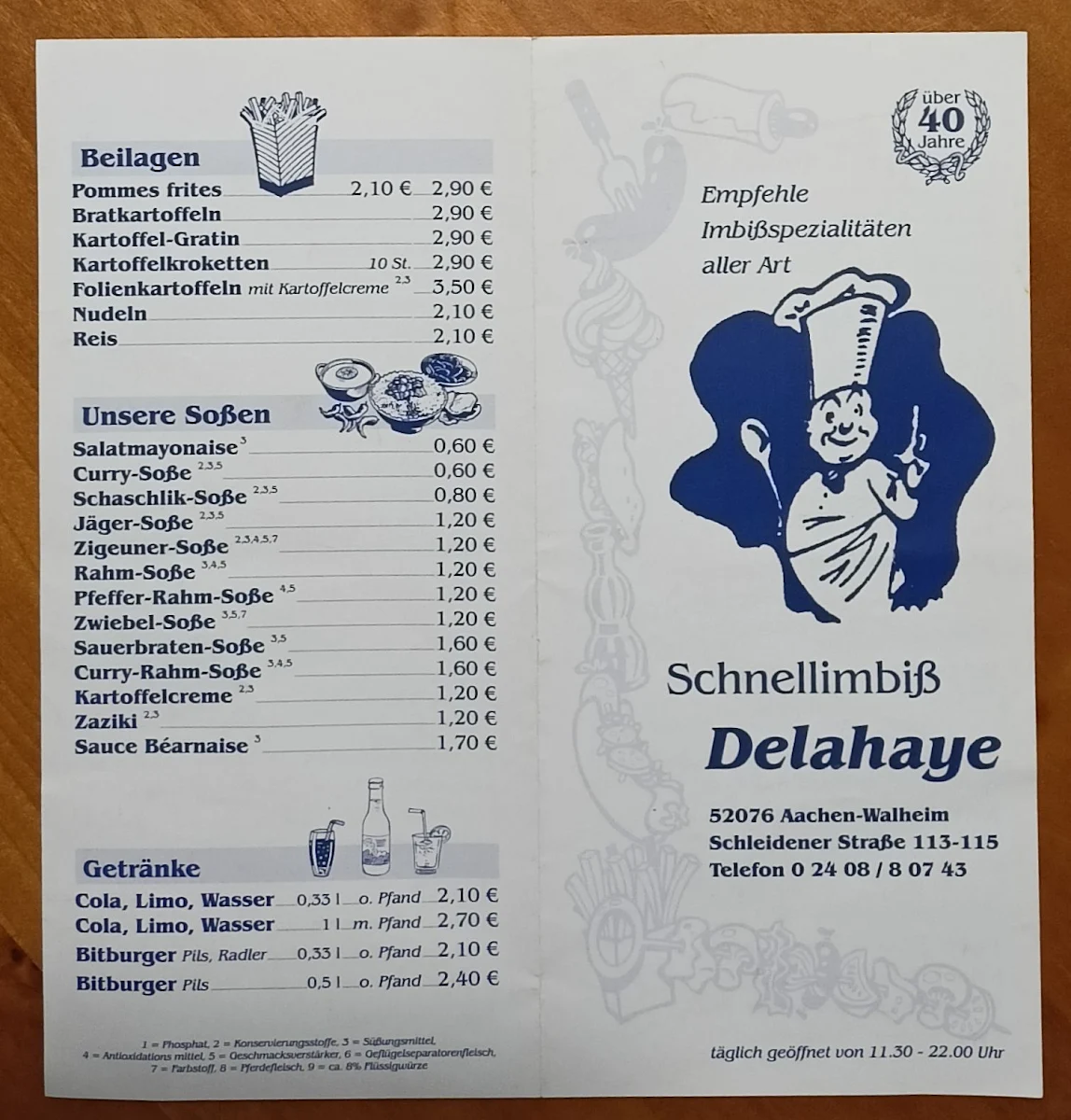 Speisekarte photo 3