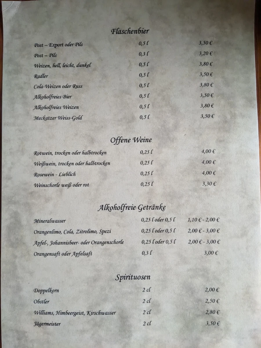 Speisekarte photo 2