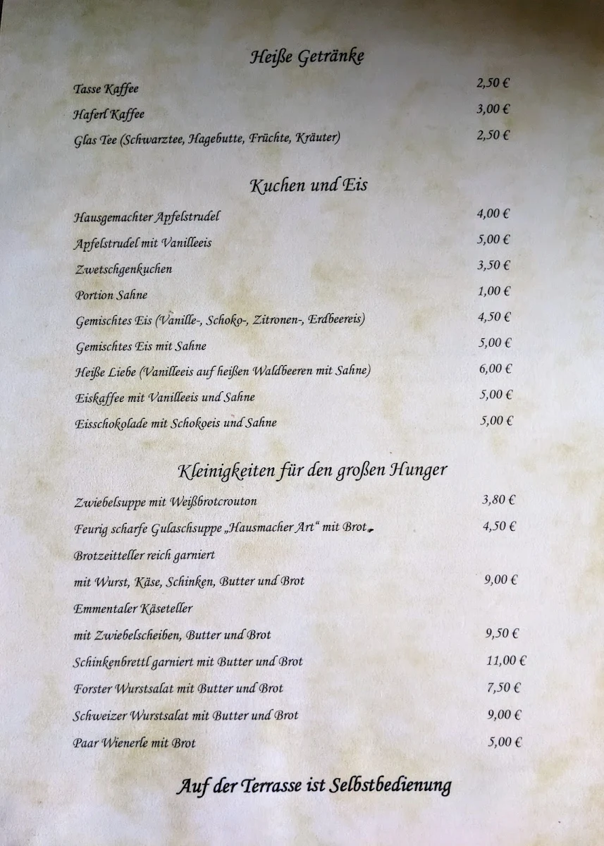 Speisekarte photo 3
