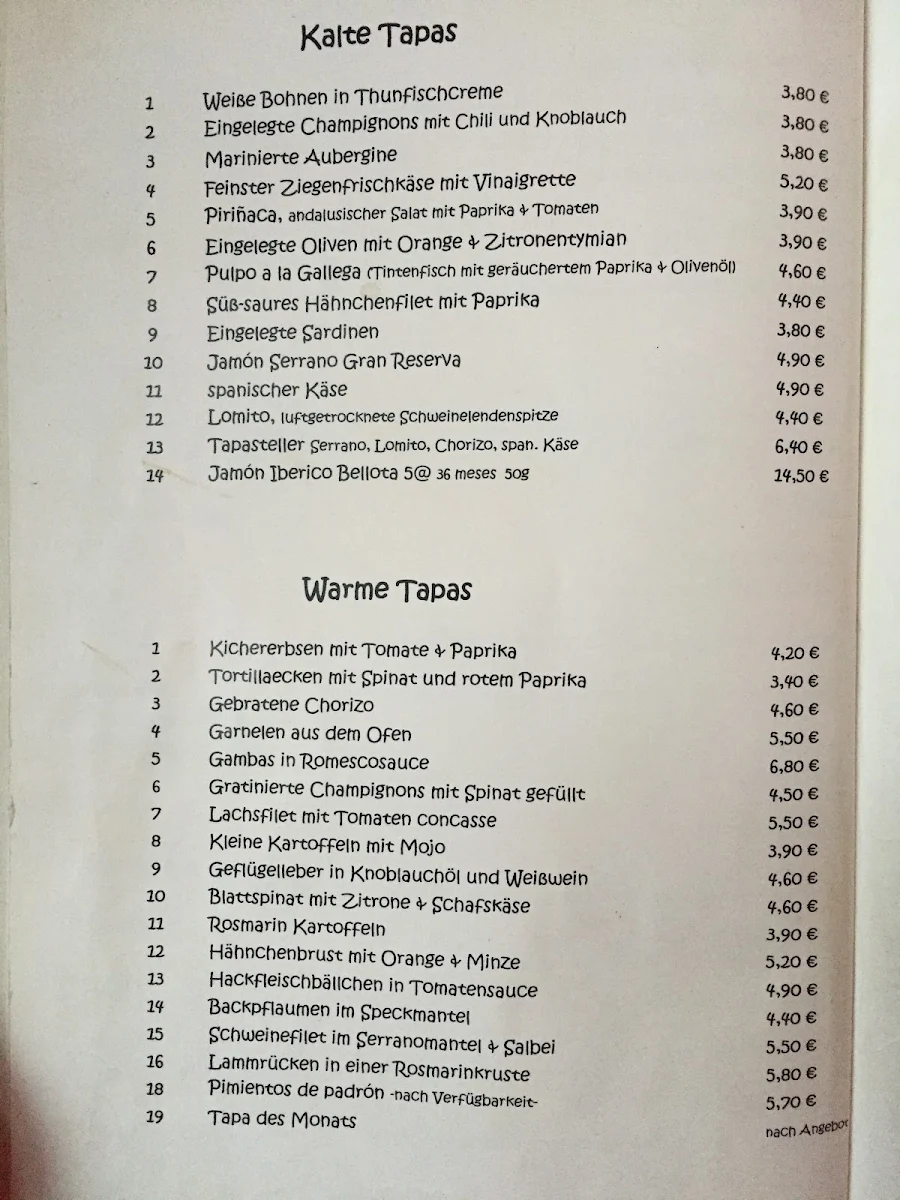 Speisekarte photo 1