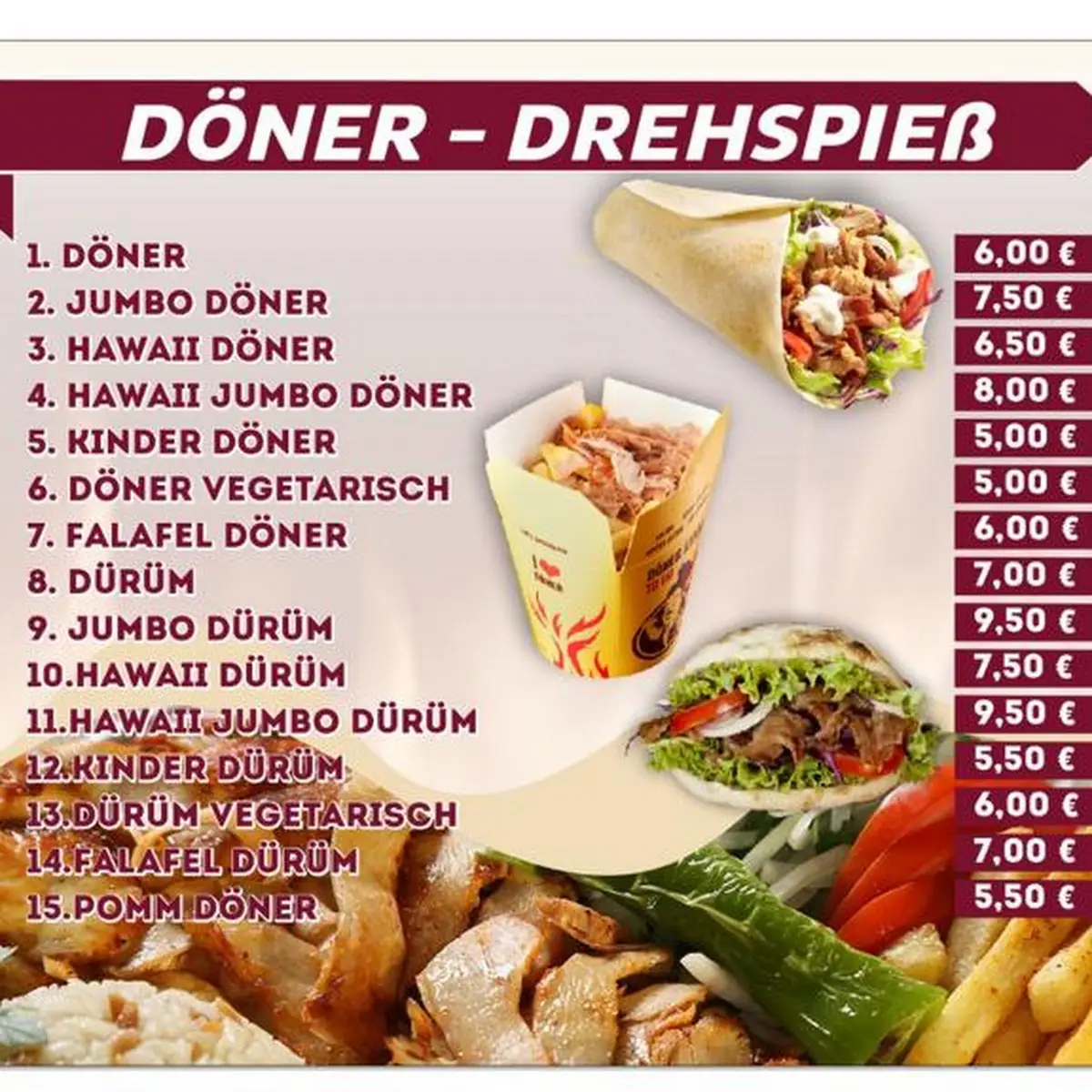 Speisekarte photo 4