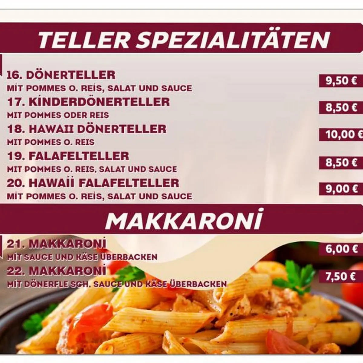 Speisekarte photo 6