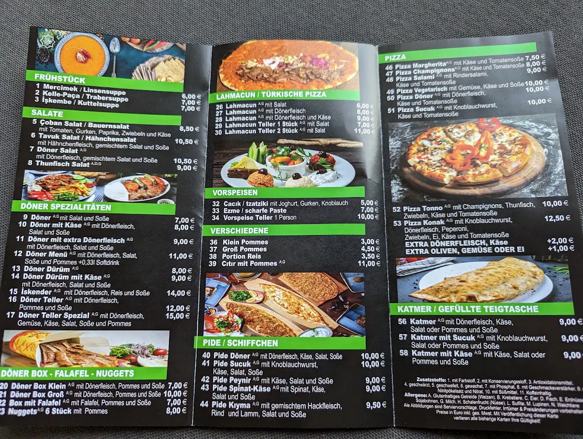 Speisekarte photo 2