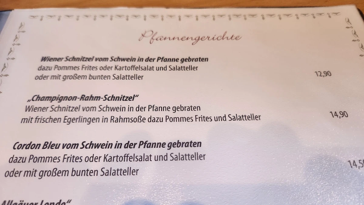 Speisekarte photo 5