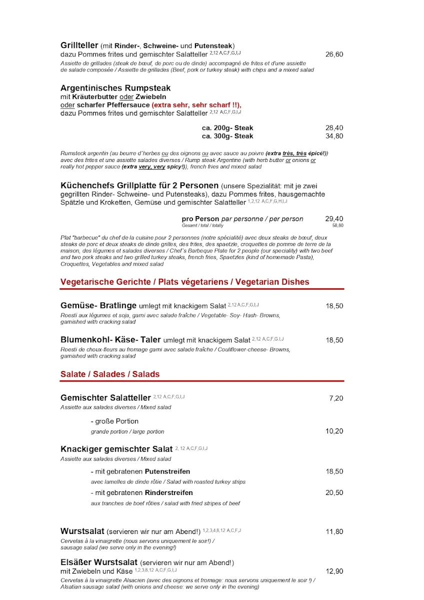 Speisekarte photo 3