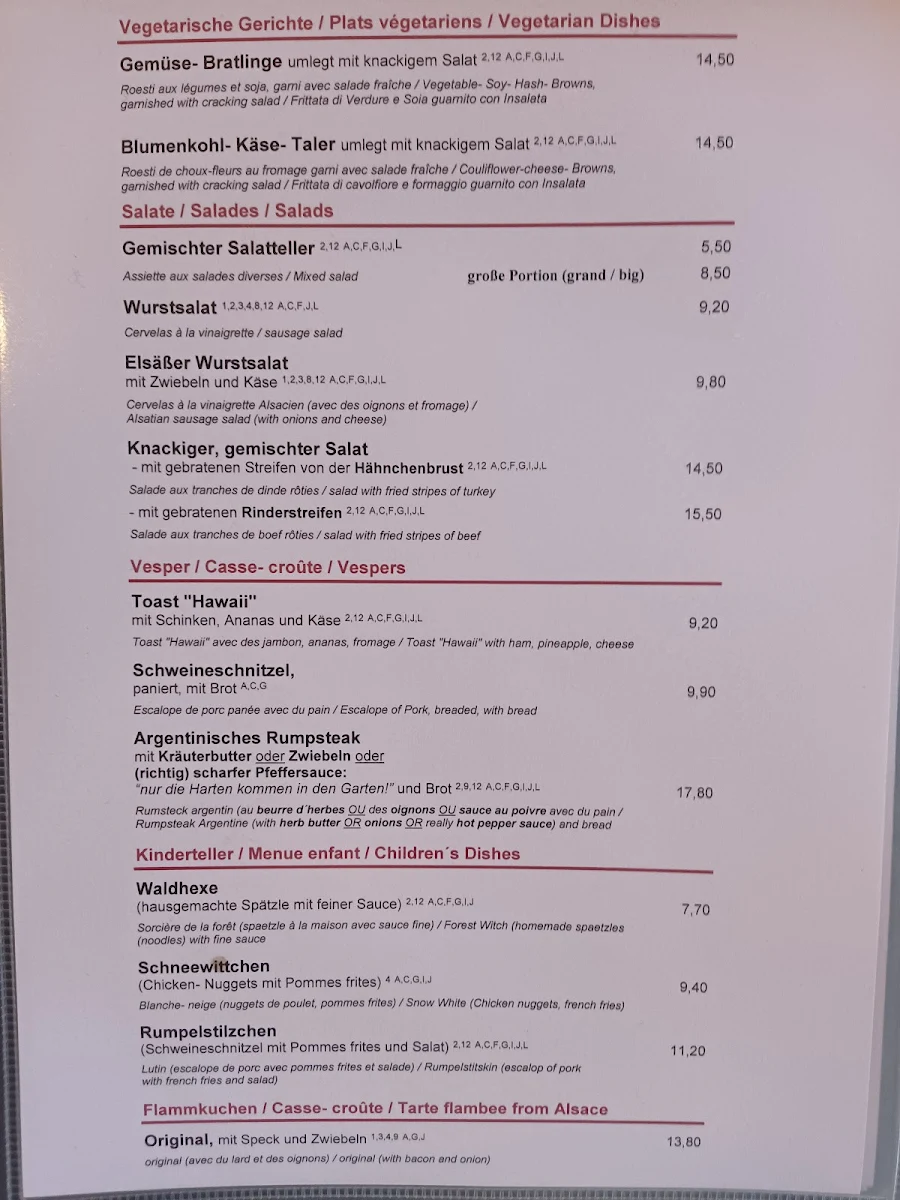 Speisekarte photo 6
