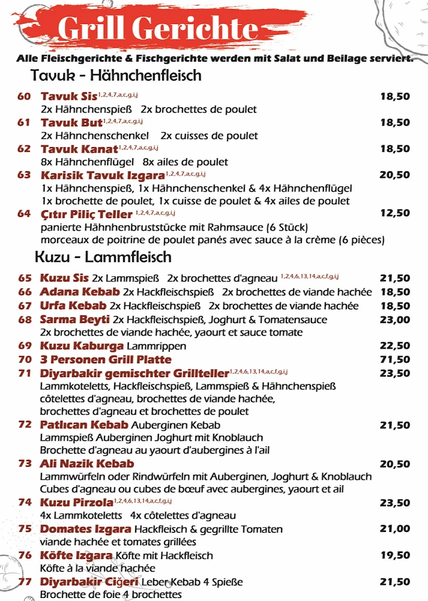 Speisekarte photo 2