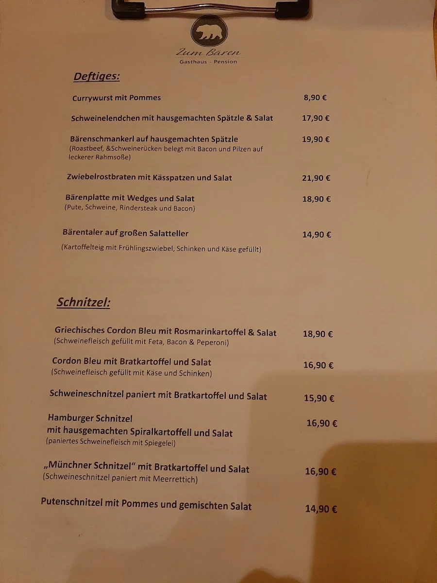 Speisekarte photo 3