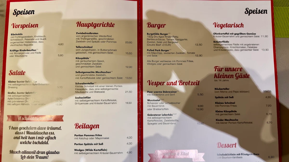 Speisekarte photo 1