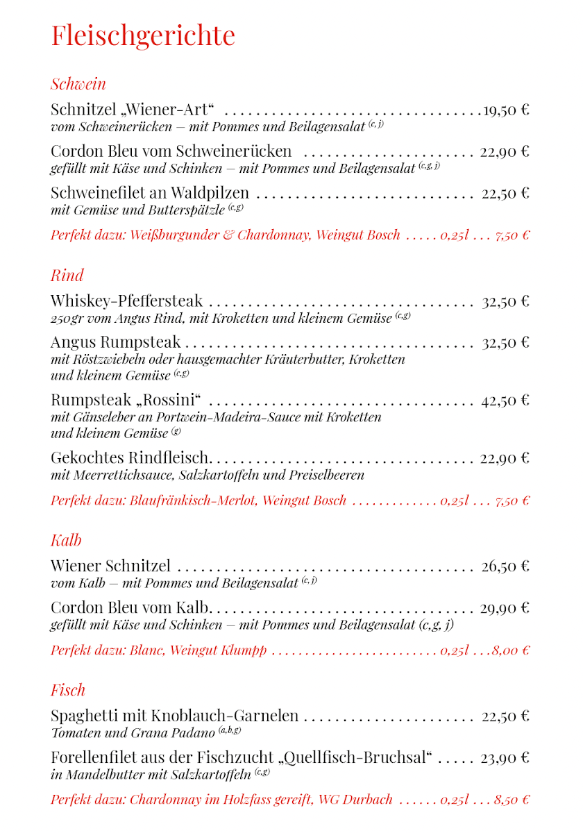 Speisekarte photo 2