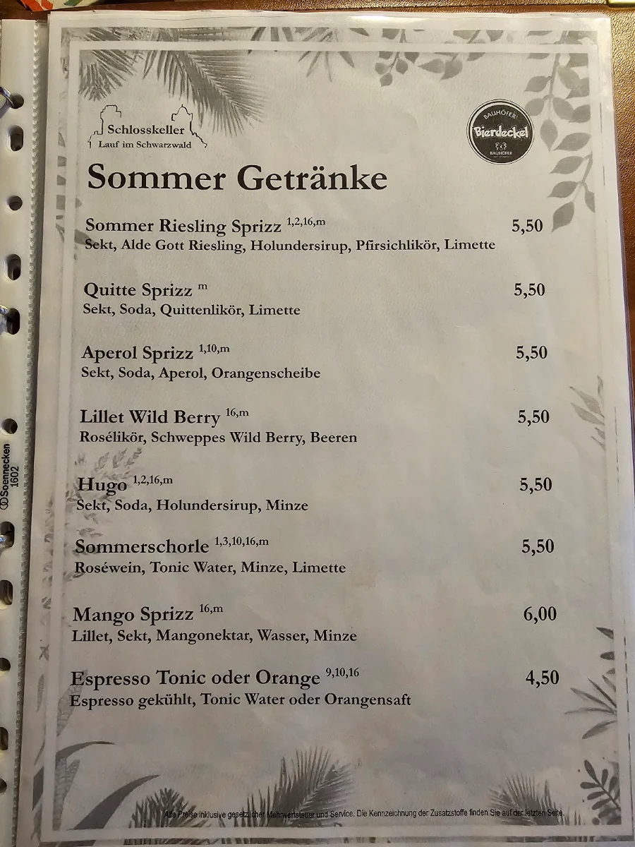 Speisekarte photo 2