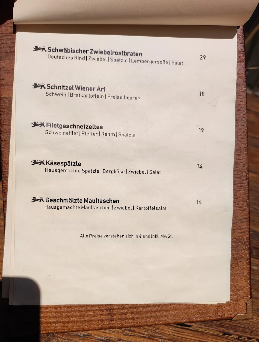 Speisekarte photo 3