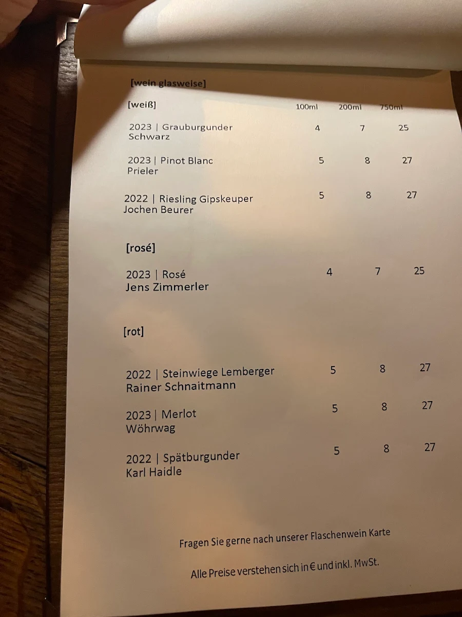 Speisekarte photo 4