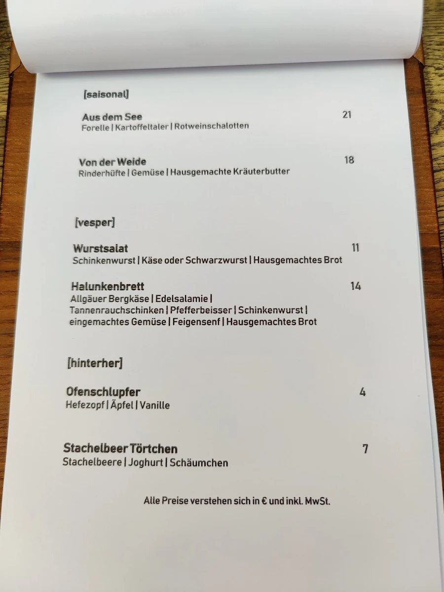 Speisekarte photo 6