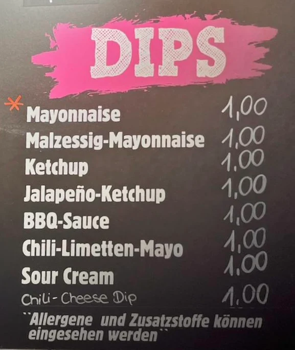 Speisekarte photo 3