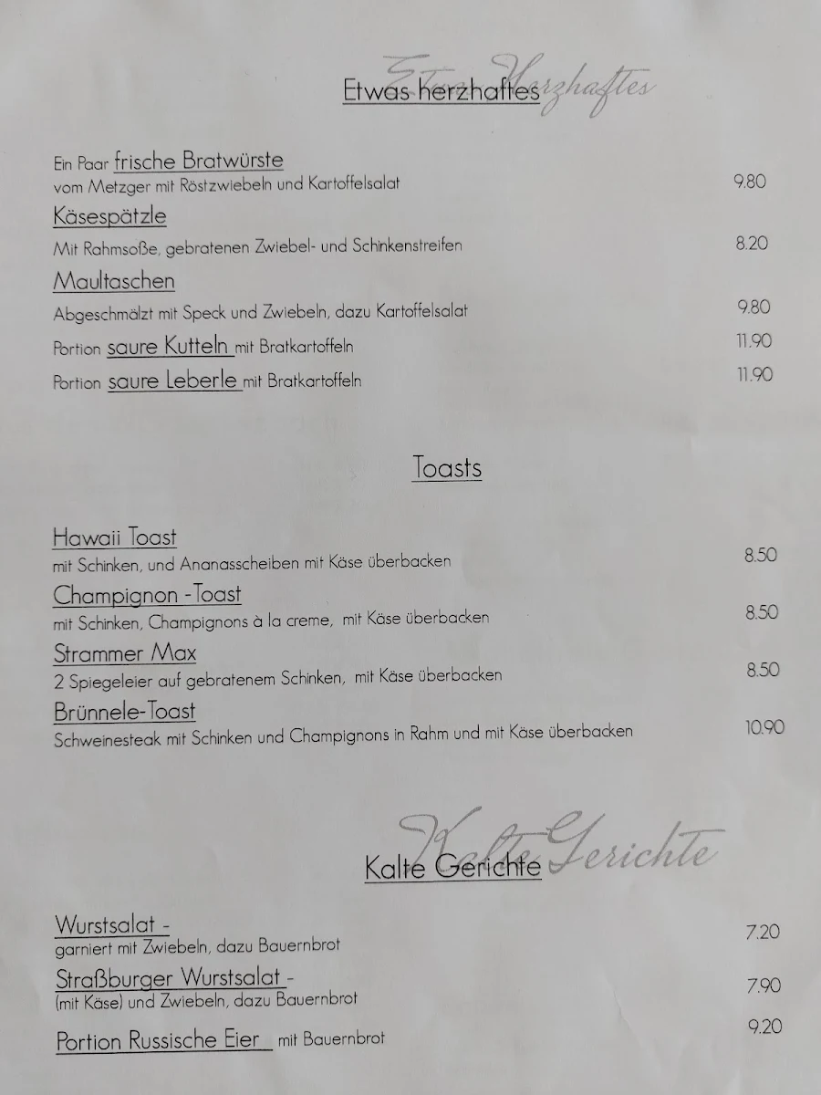Speisekarte photo 4