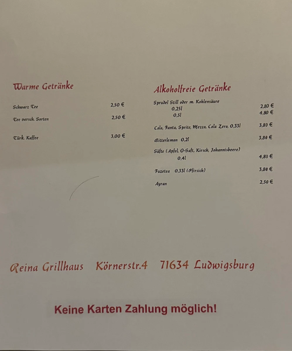 Speisekarte photo 1