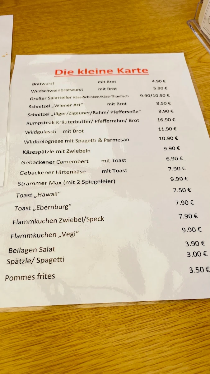 Speisekarte photo 6