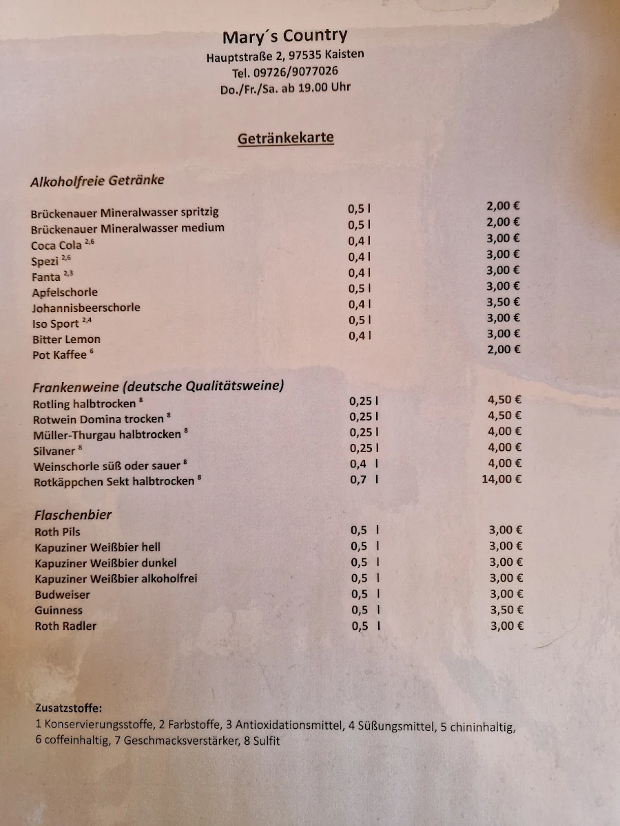 Speisekarte photo 1