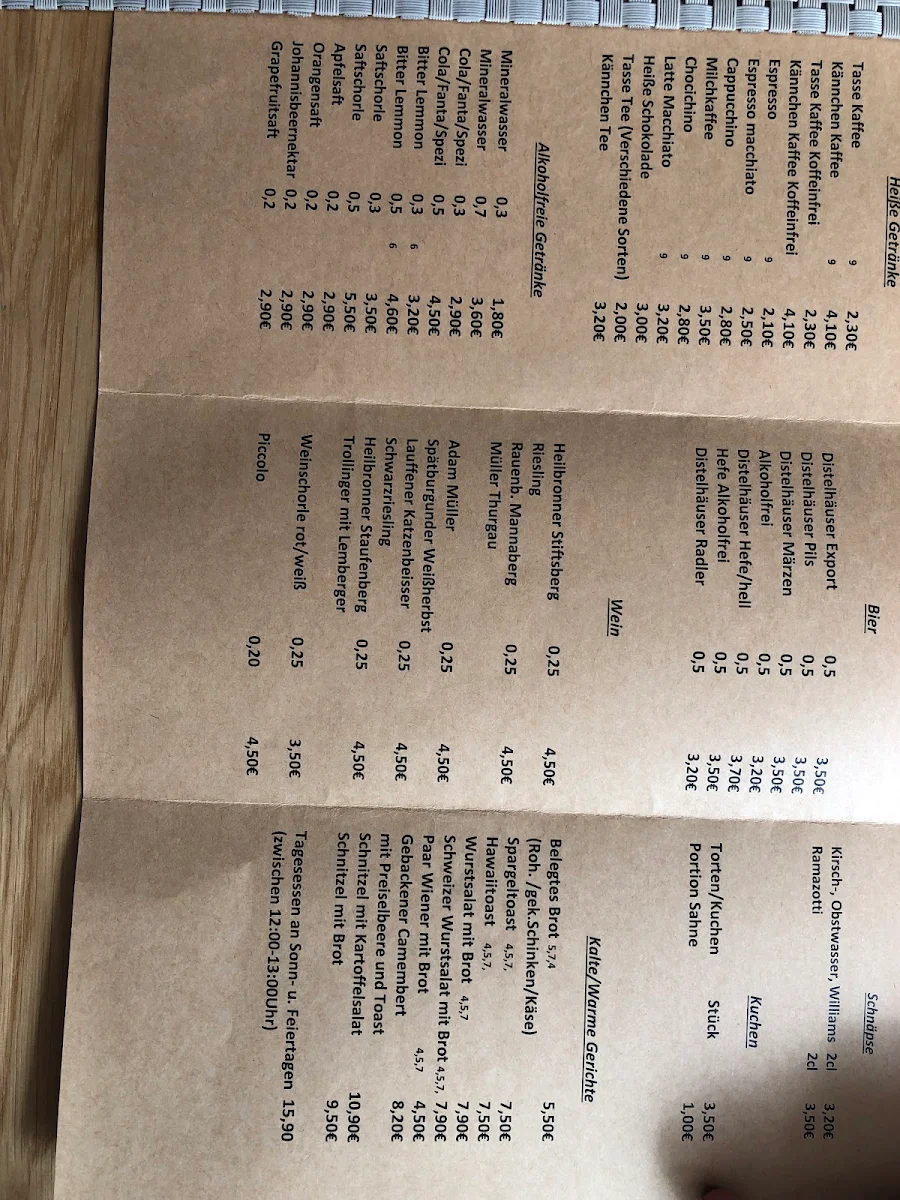 Speisekarte photo 2