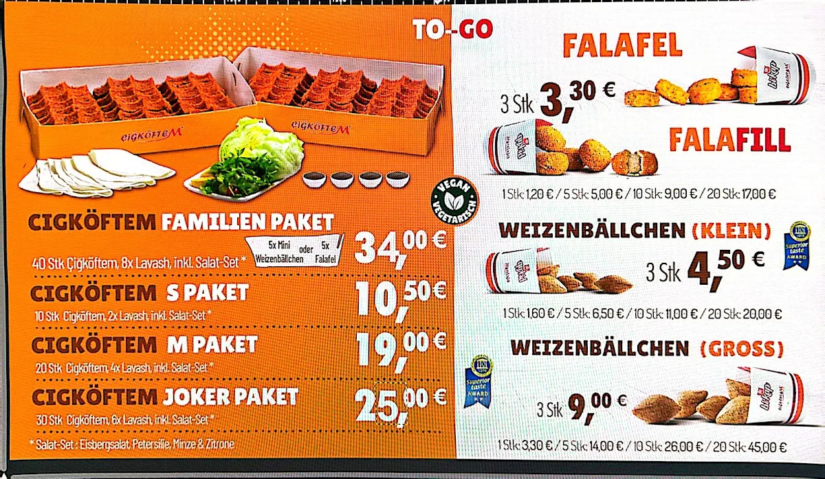 Speisekarte photo 1