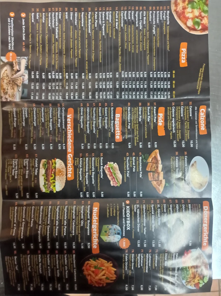 Speisekarte, Kästorf Grillhaus