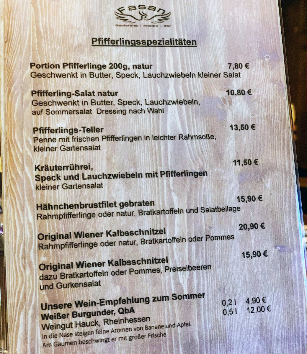 Speisekarte photo 1