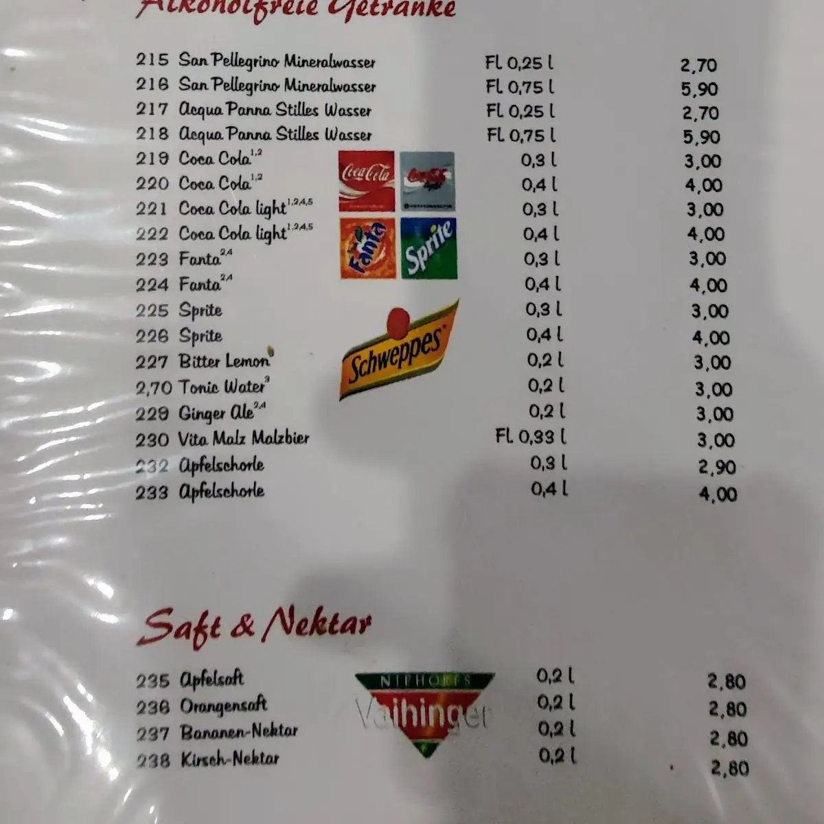 Speisekarte photo 4