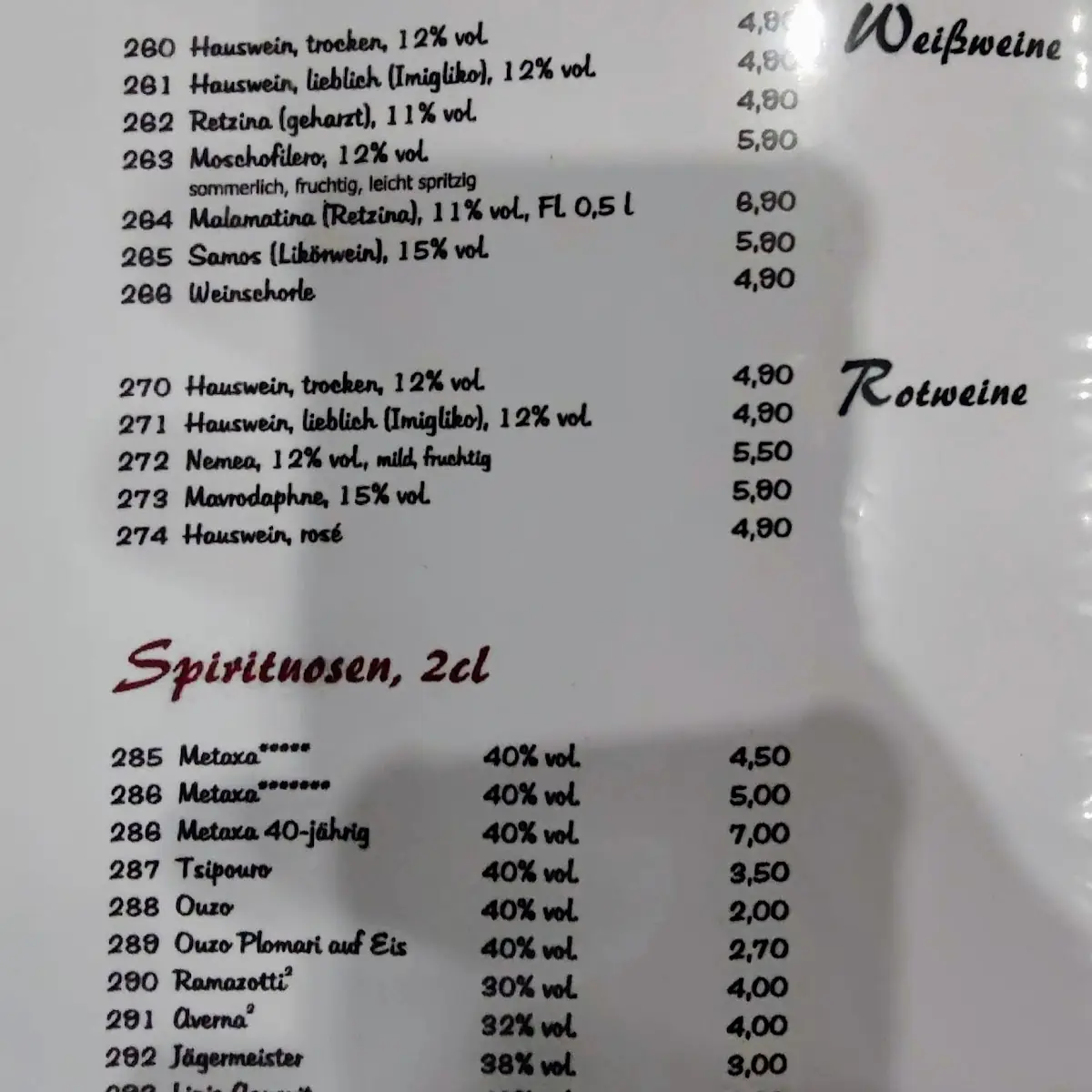 Speisekarte photo 7