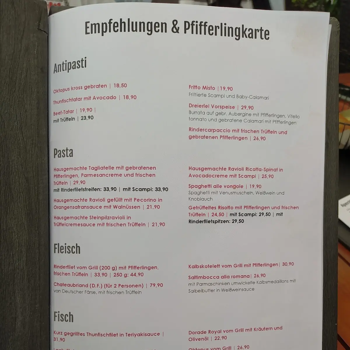 Speisekarte photo 6