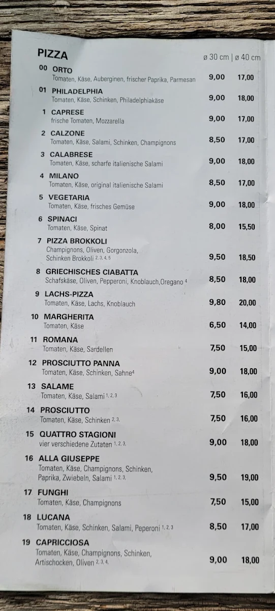 Speisekarte photo 3