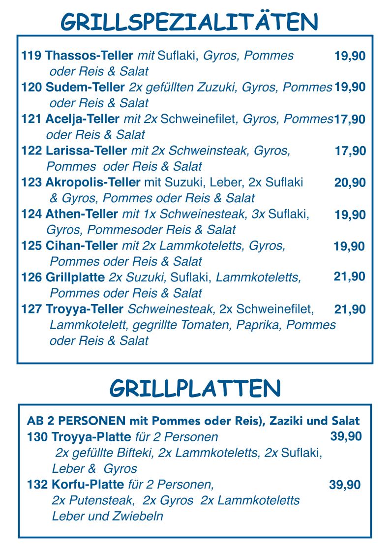 Speisekarte photo 3
