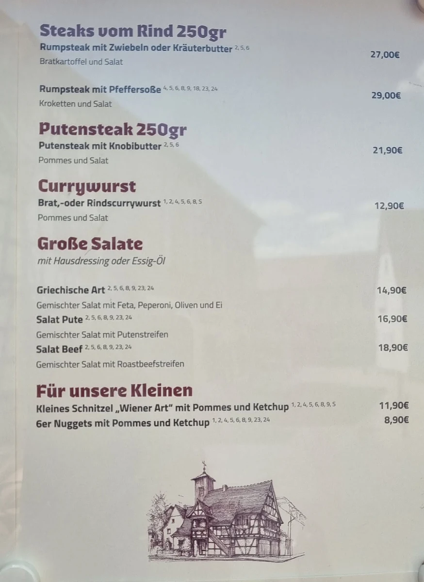 Speisekarte photo 3