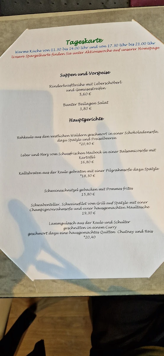 Speisekarte photo 6