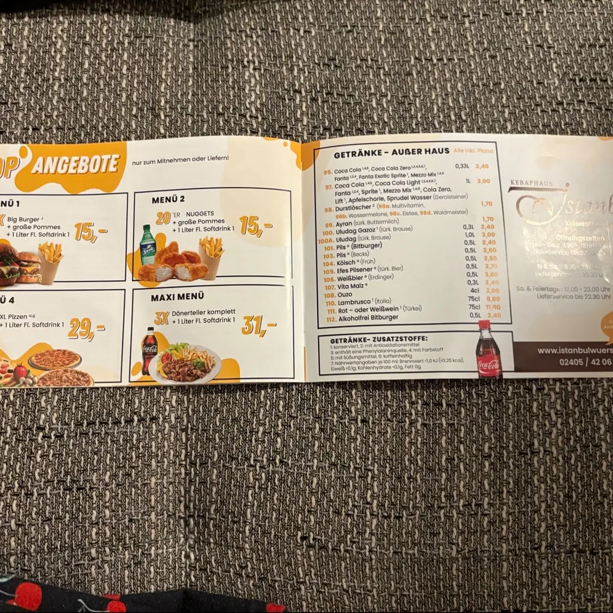 Speisekarte photo 2
