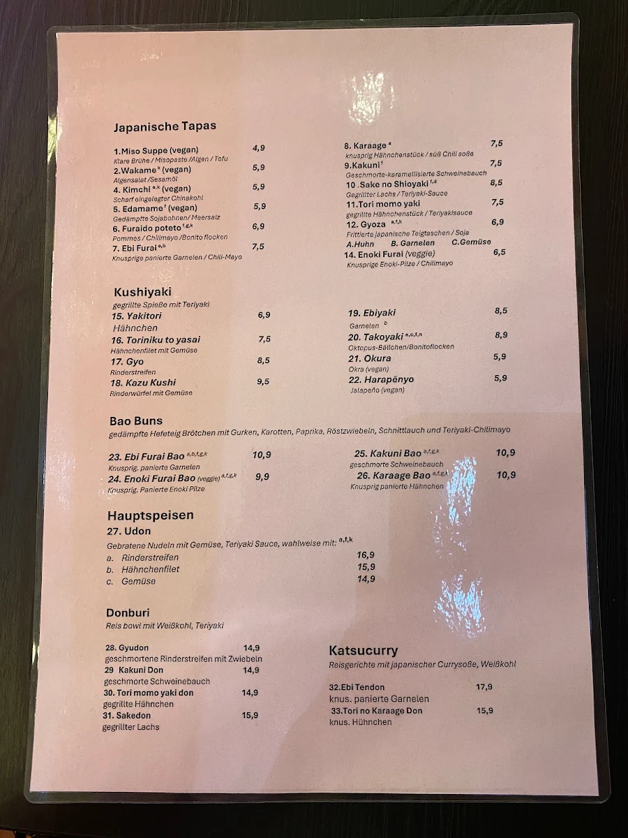 Speisekarte photo 3