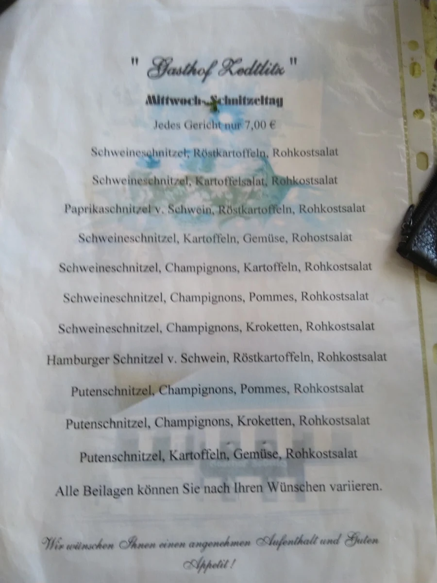 Speisekarte photo 1