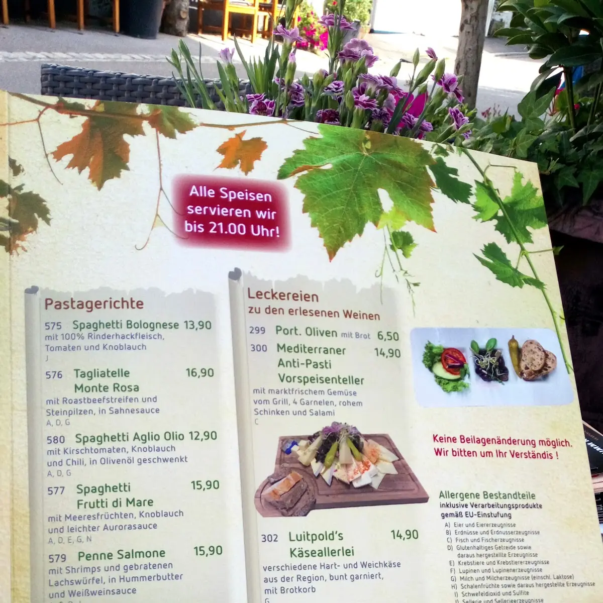 Speisekarte photo 1