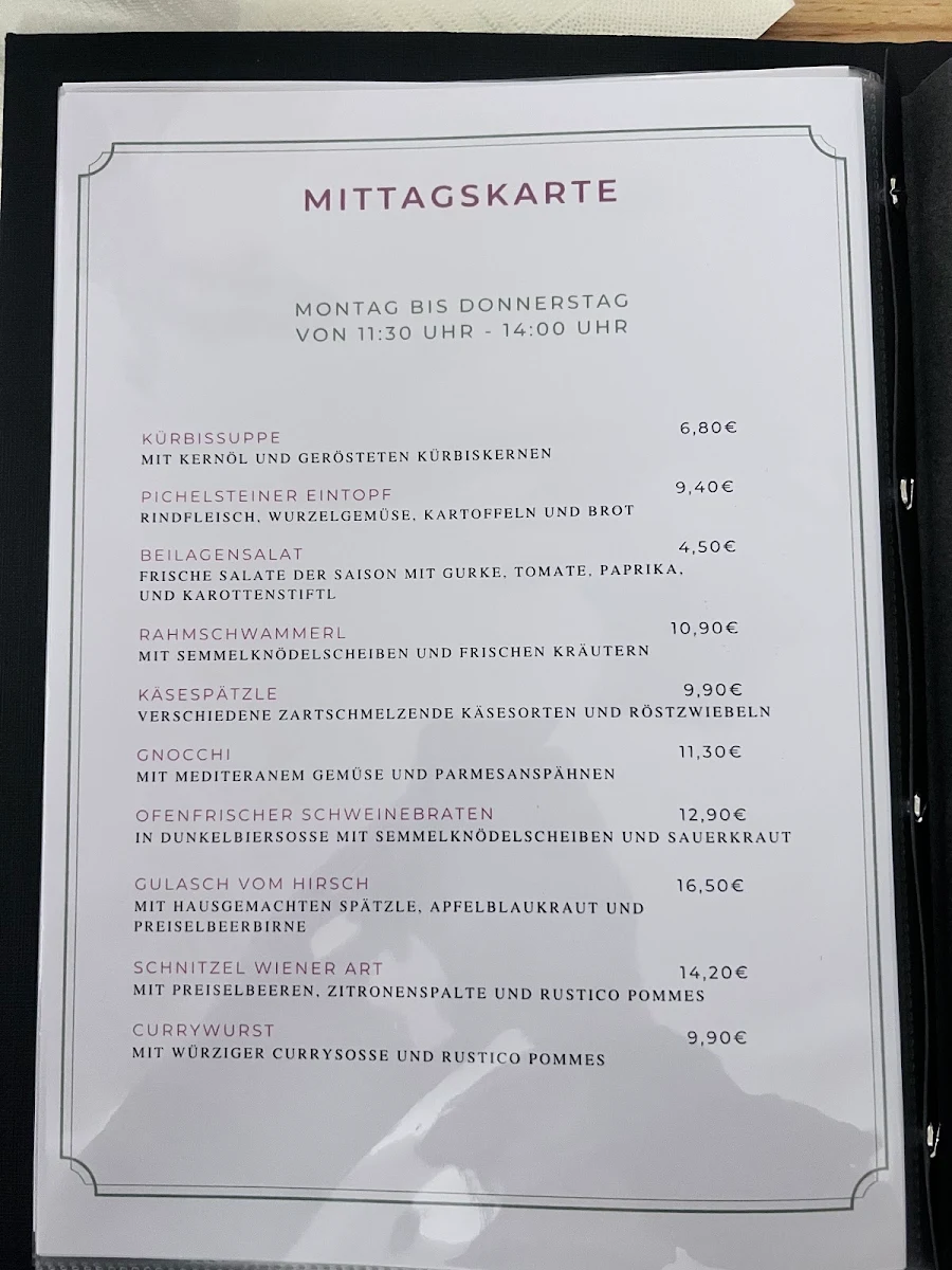 Speisekarte photo 8