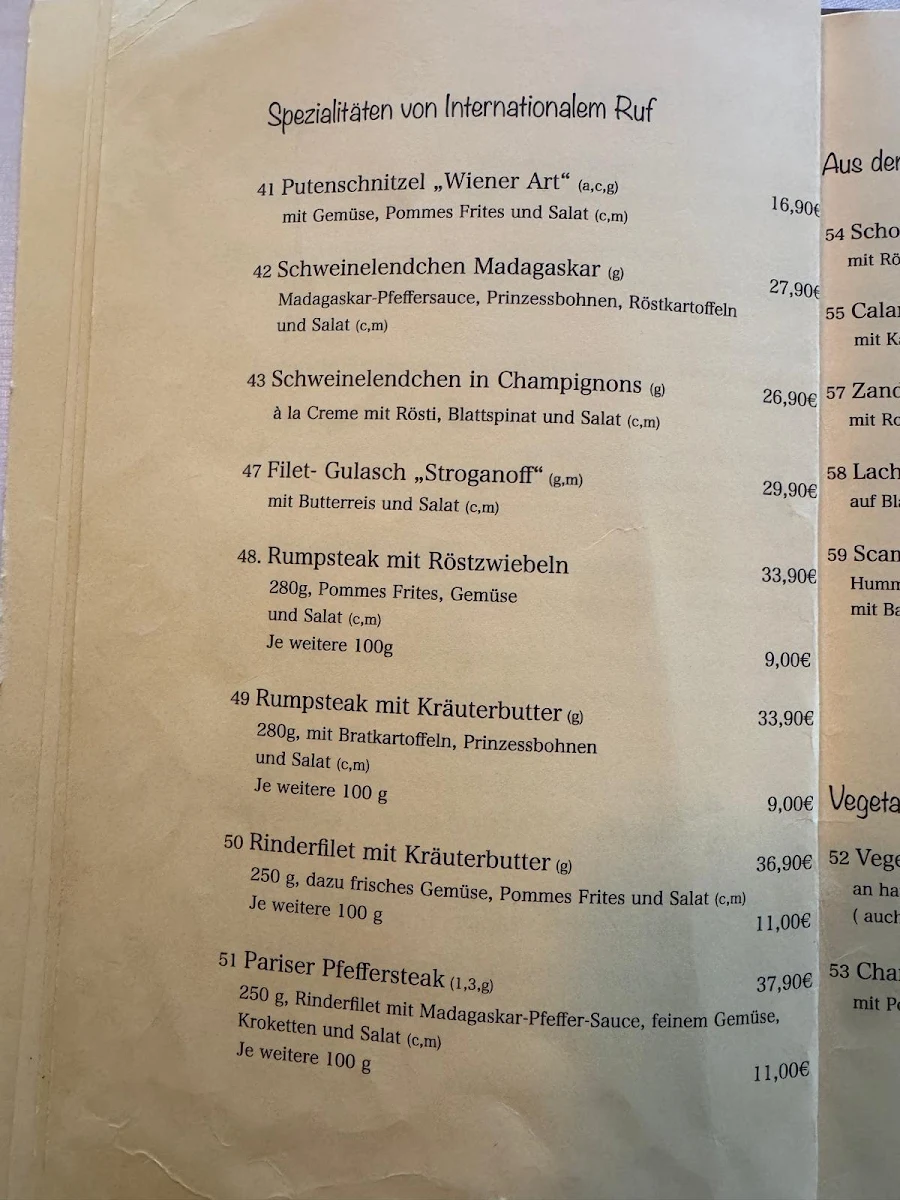 Speisekarte photo 1