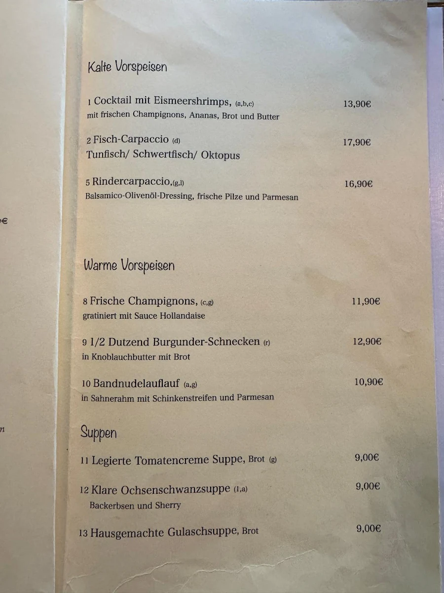 Speisekarte photo 5