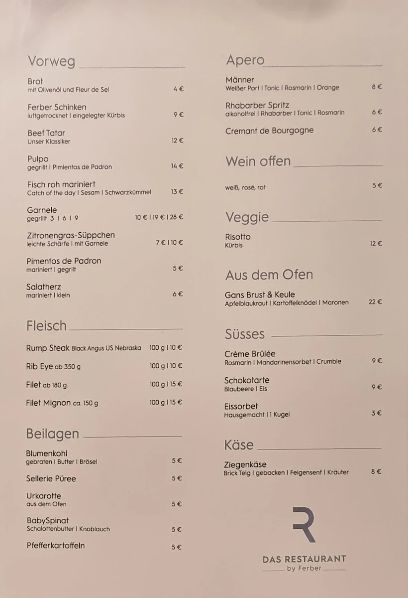 Speisekarte photo 2