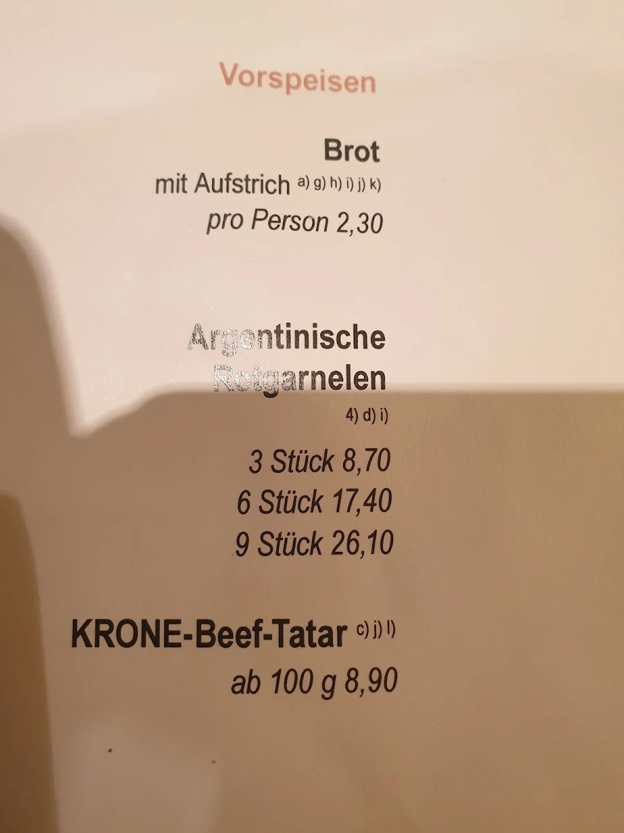Speisekarte photo 3