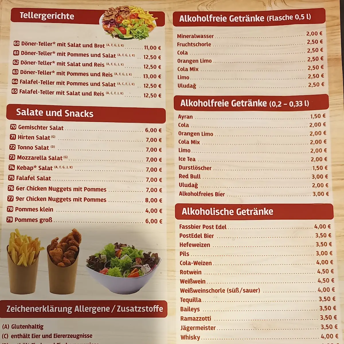 Speisekarte photo 2