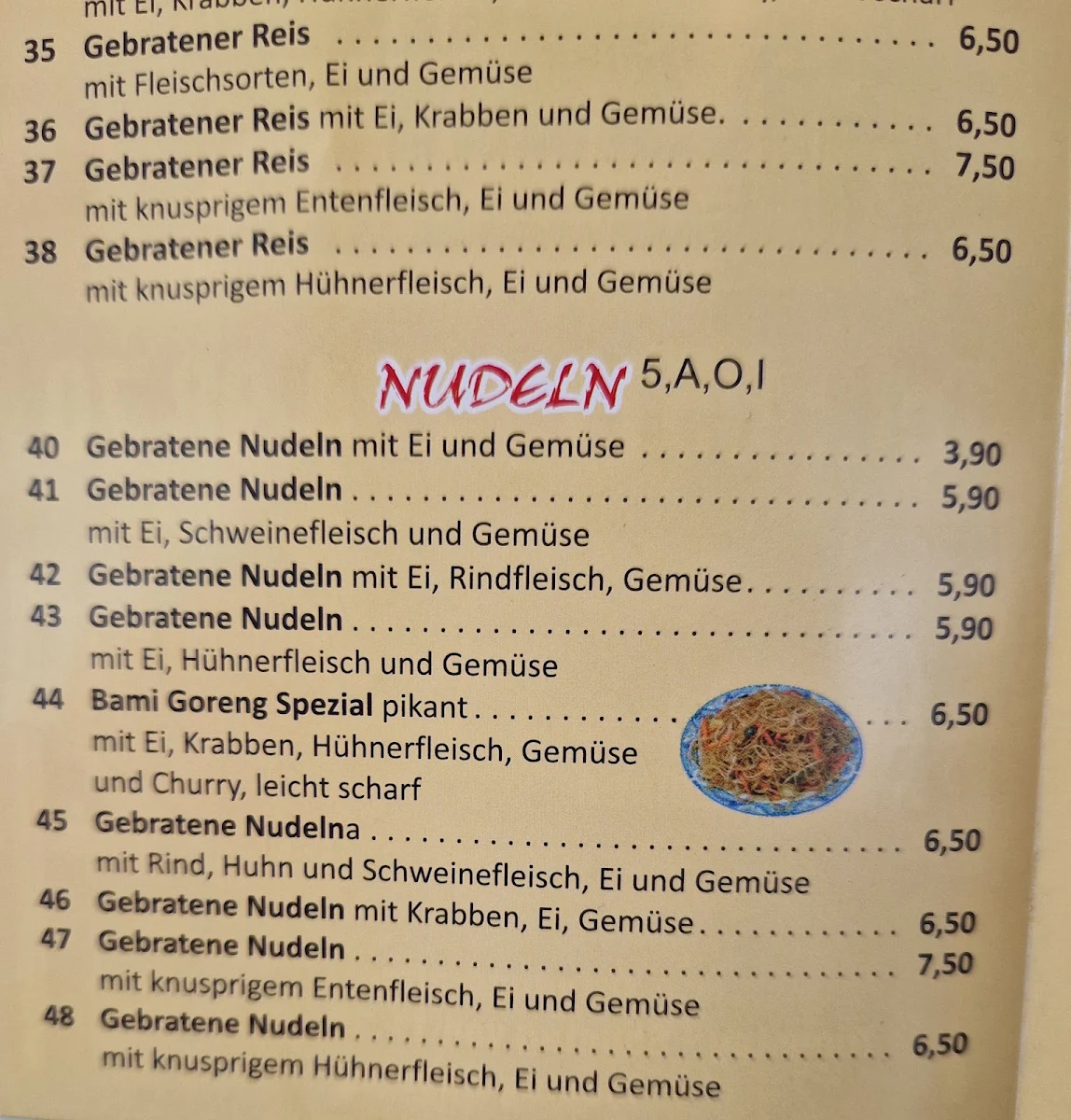 Speisekarte photo 3
