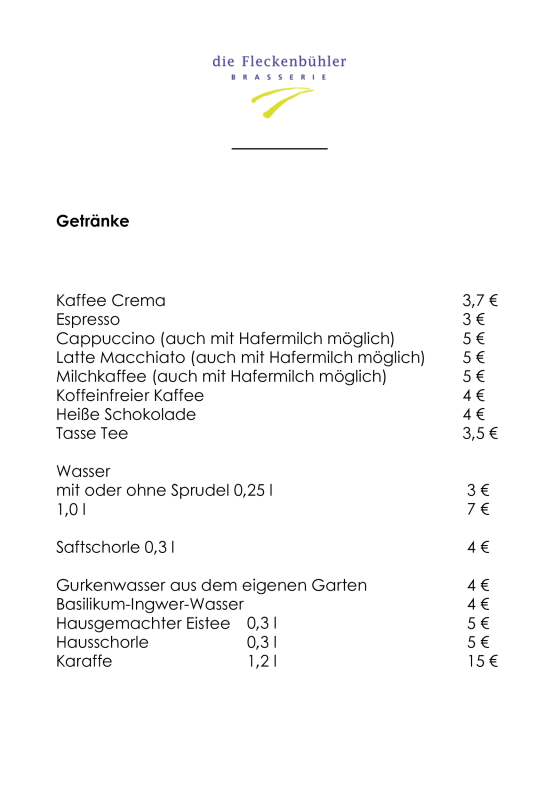 Speisekarte photo 3