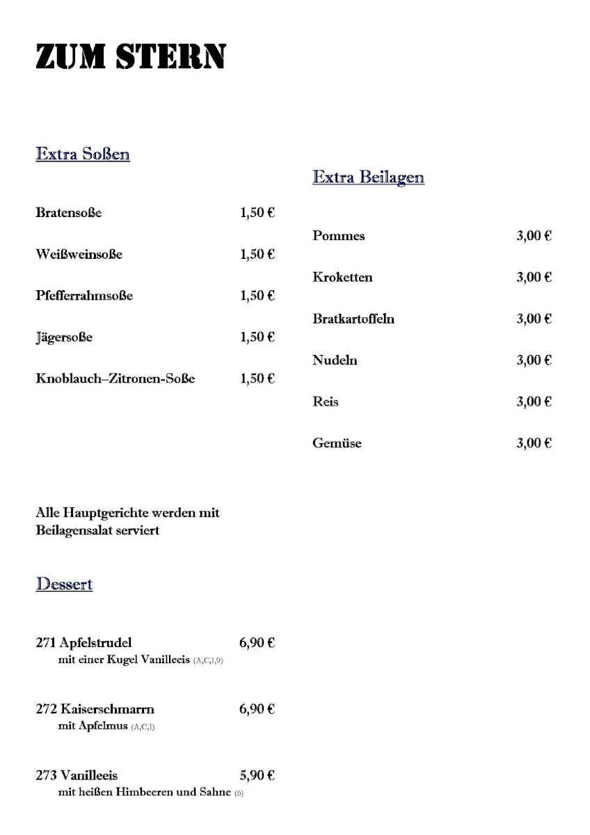 Speisekarte photo 3