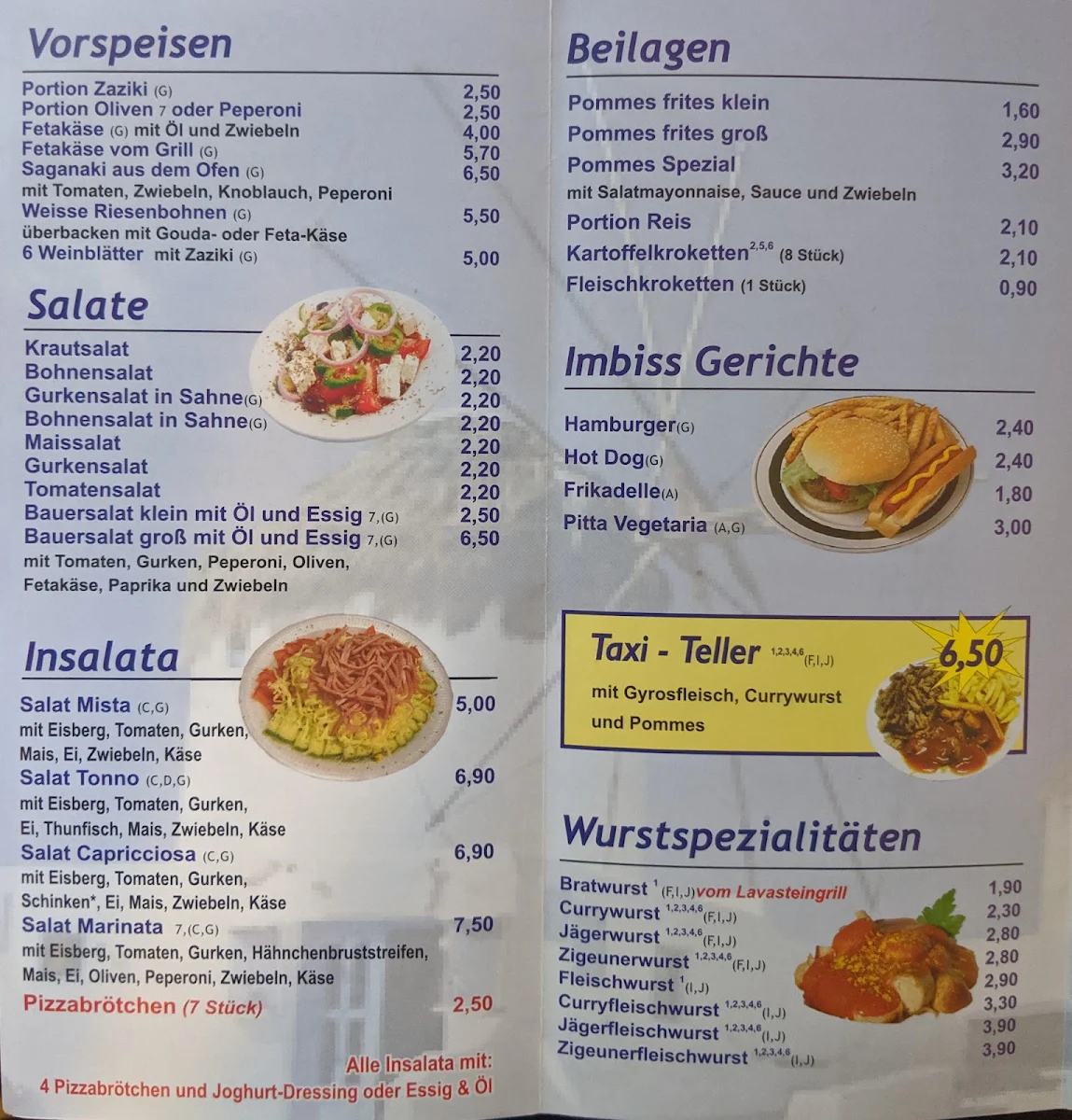 Speisekarte photo 2